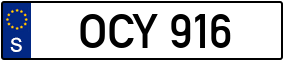 Truck License Plate